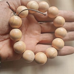 香椿木佛珠手串木制品木雕工艺纯手工制作打磨抛光男女佩戴