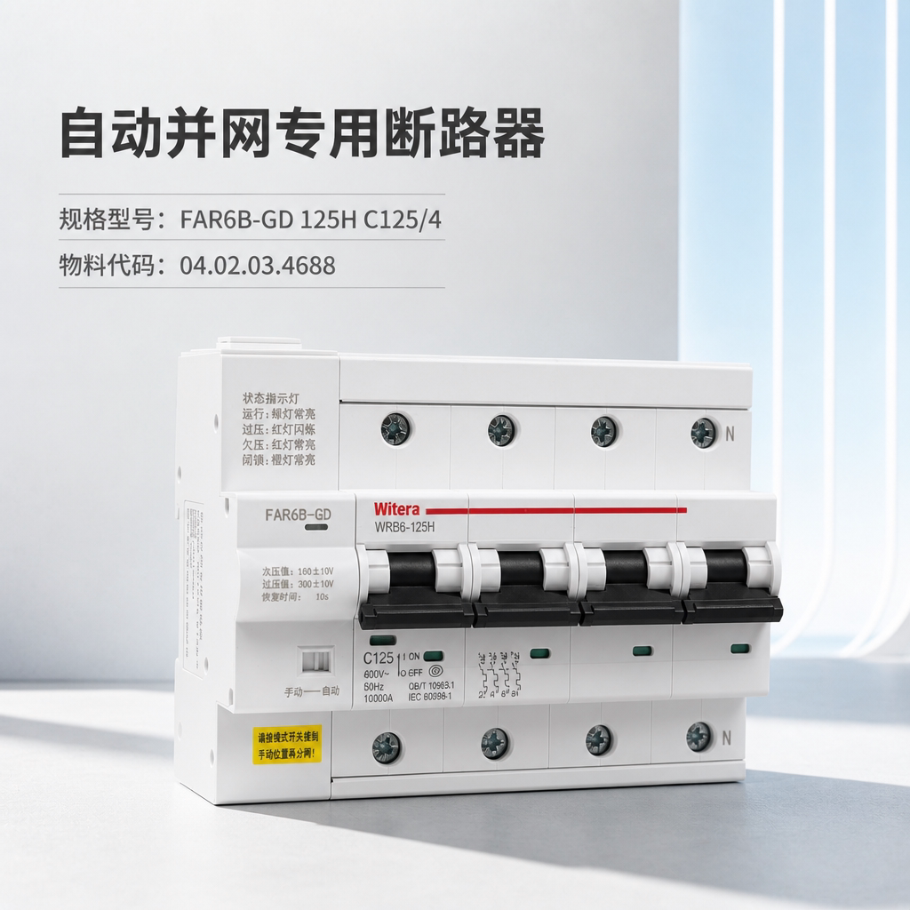 微型断路器自动重合闸苏州未来正品光伏专用断路器