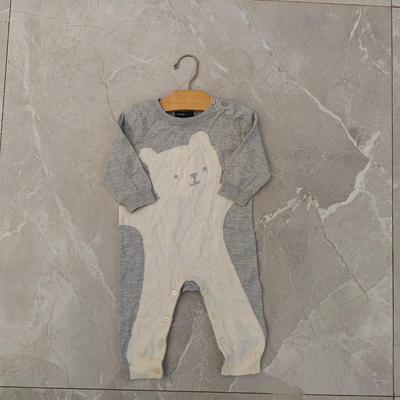 Gap婴幼童针织连体衣爬服 326093 137541