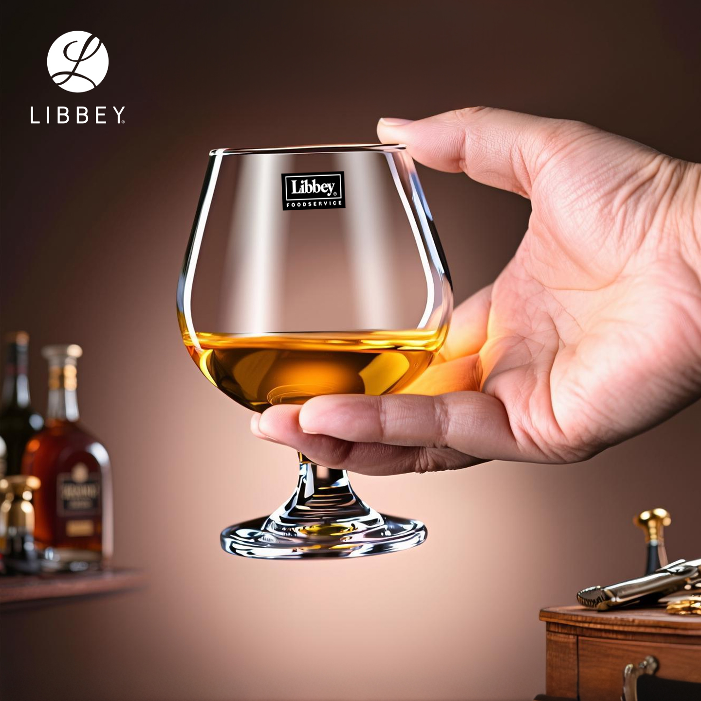 利比精酿酒杯威士忌杯矮脚杯家用