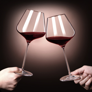 红酒杯子套装 家用水晶玻璃杯葡萄酒勃艮第杯醒酒器酒具轻奢高脚杯