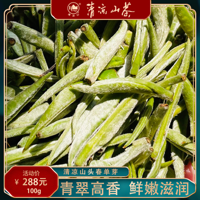 2022明前绿茶采摘散装清凉山