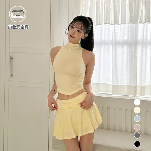 Seohai柔垂感A字显瘦半身裙