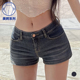 kindame韩国夏季 女士DS23M0125 低腰提臀百搭显瘦水洗牛仔丰胯短裤