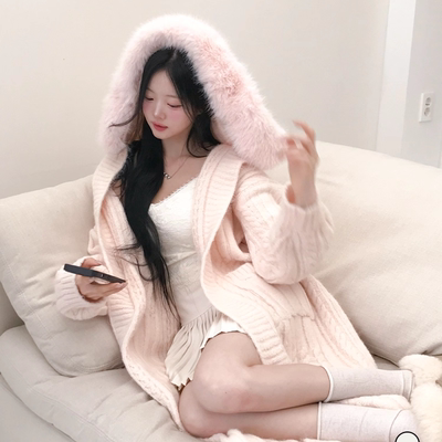 韩系秋冬新款毛针织衫