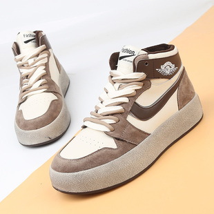 真皮平底短靴女靴加绒运动休闲鞋 子41一43秋冬新款 大号40 女鞋 大码