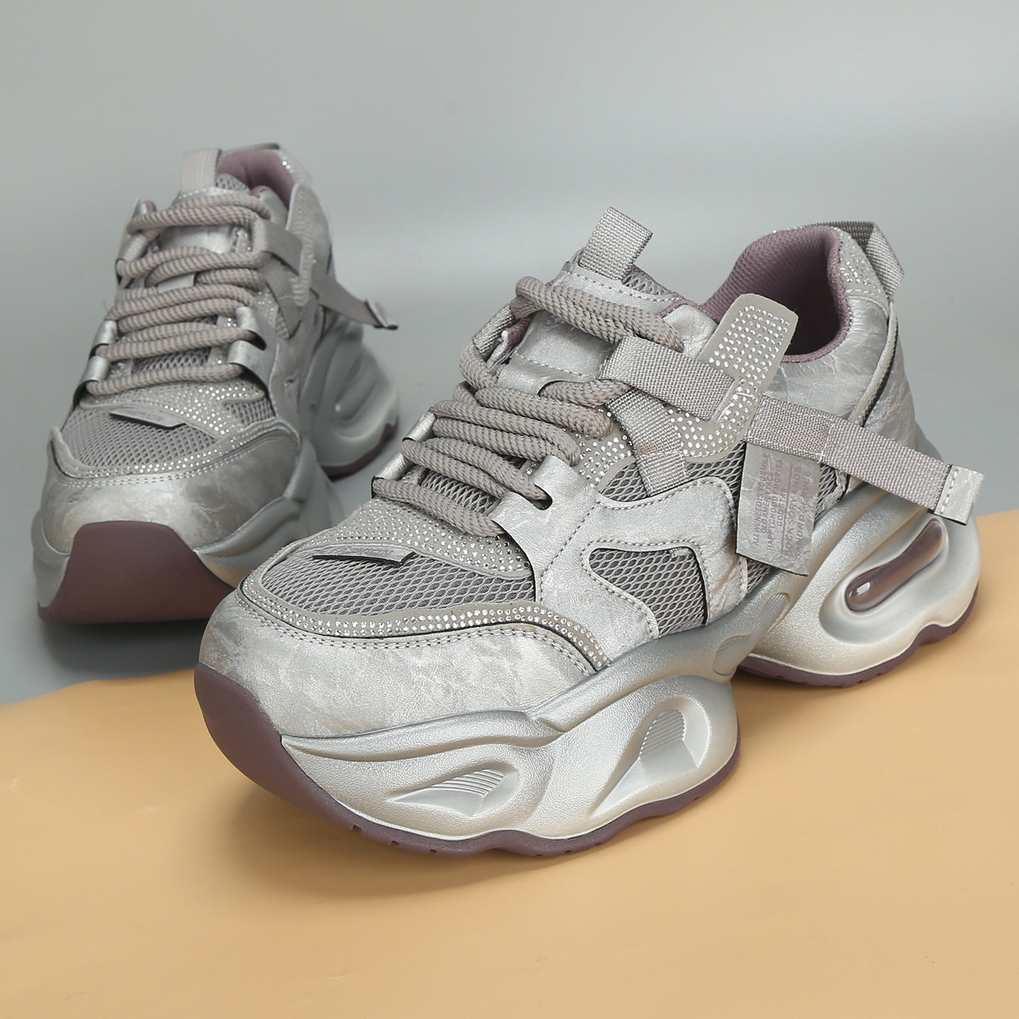 2026春季新款爱足雅特大码女鞋41到43网面运动休闲老爹鞋舒适单鞋,女鞋,时尚休闲鞋,淘宝优惠券,粉丝福利购,淘宝优惠卷