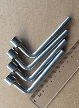 厂家直供8号10mm12号7型六角扳手配套工具烟斗套筒L型弯头套筒扳
