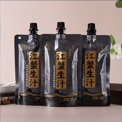 温州风味 村风话渔江蟹生汁海鲜腌料10袋官方正品旗舰店