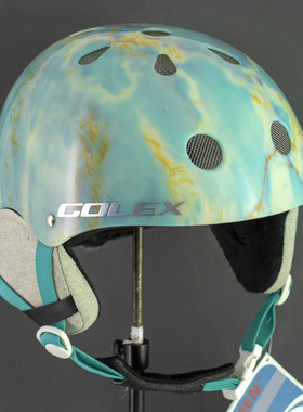 外贸样品GOLEX瑕疵男女成人骑行轮滑板滑雪头盔软耳可调节S2大码