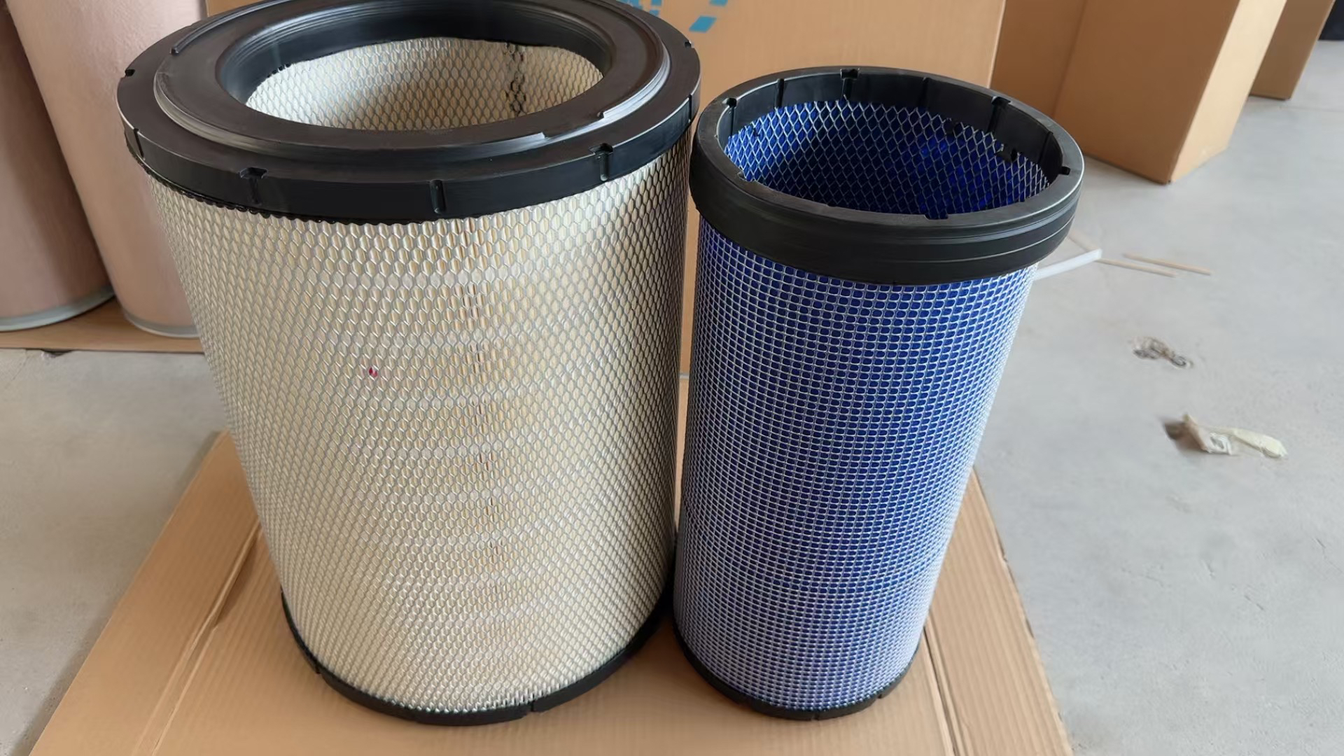 3141PU空滤新红岩杰狮c500 c6牵引车M500 450 430空气滤芯3041