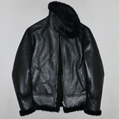 男女厚原生态绵羊皮毛一体真皮皮衣休闲翻领短款 飞行服夹克外套欢