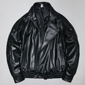 头层绵羊真皮皮衣男女宽松廓版 显瘦青年休闲男友风机车夹克外套汝