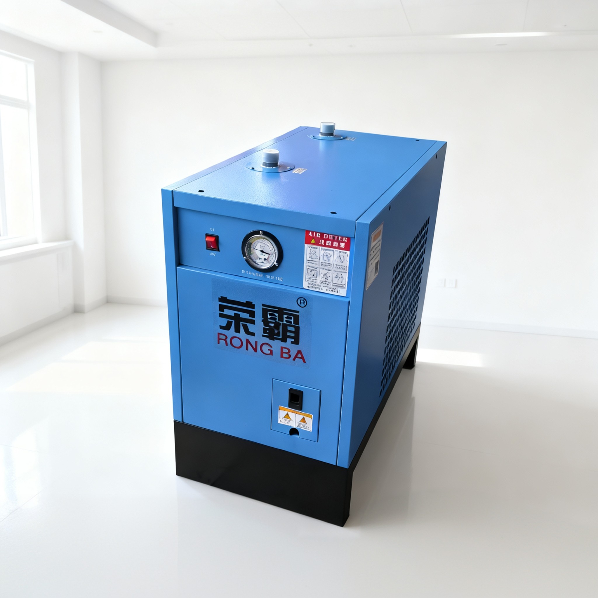 荣霸冷冻式干燥机压缩空气冷干机1.5立方2/3/3.8/10/20空压机