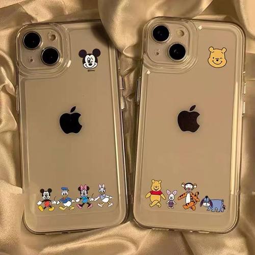 维尼熊适用iPhone17promax手机壳新款苹果16/14/13/12pro/11超薄卡通女情侣xr/xs/max可爱15/i7p/8plus保护套