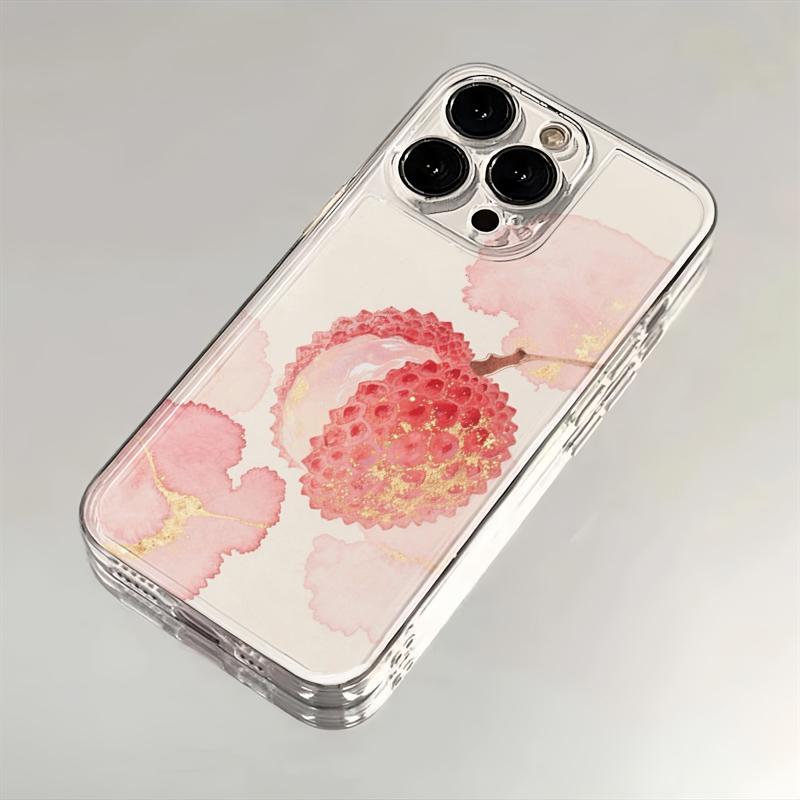 长安的荔枝适用苹果17/16pro手机壳华为pura70/p50软壳mate60红米note11女OPPOreno13/9/8小米14/vivos12/s15