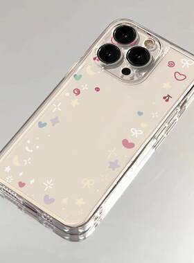 月亮星星适用iphone16promax手机壳苹果15/13/14/12/11华为nova13新款vivox100小米oppo红米iqooneo9荣耀60套