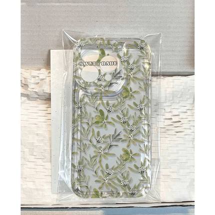 满屏桂花适用苹果17/16pro手机壳华为mate60超薄p50荣耀100红米note11女OPPOreno13/9小米14/vivos12/s15软壳