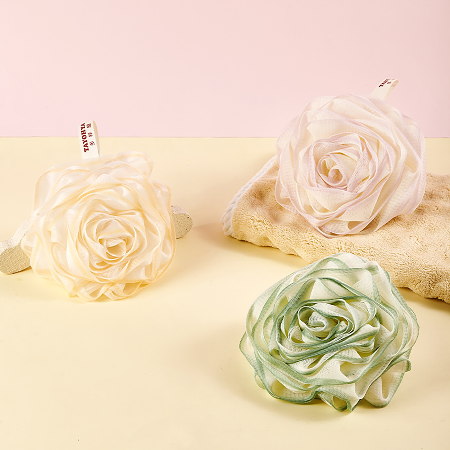 TAYOHYA/多样屋玫瑰花沐浴球浴球