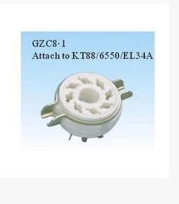 大八脚电子管管座GZC8-1适用6p3p.el34 .6p6p .6n8p 5z3p等