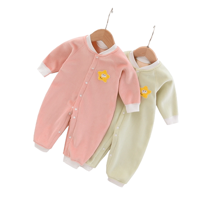 连体衣加厚秋冬专属加绒保暖