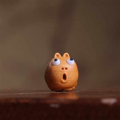 芭比檀呆萌呱呱DIY配件木雕文玩