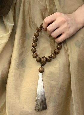 金丝檀木手持念珠手串女生