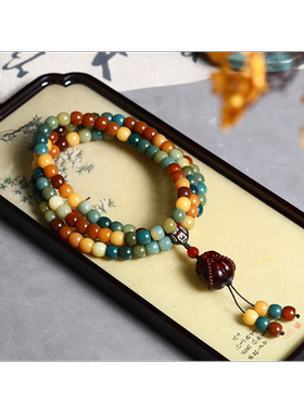 敦煌问天原创菩提紫檀手持