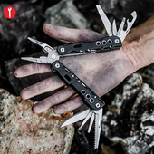 迪拓 备EDC折叠小刀 暗夜伯爵战术钳多功能工具钳子户外组合装