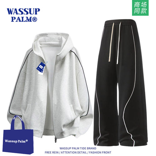 WASSUPPALM时尚套装男款2025冬
