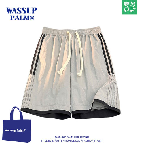 WASSUPPALM短裤男女2026新款夏