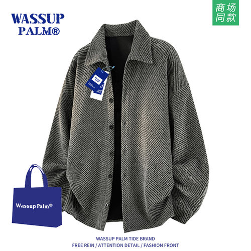 WASSUPPALM外套男2025新款春秋
