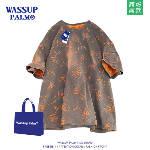WASSUPPALM短袖t恤男士2026新款