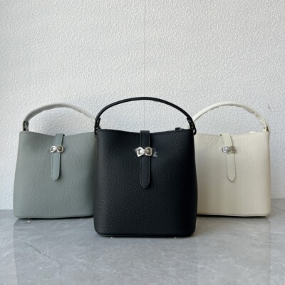 头层牛皮2025新款女士水桶包小众时尚百搭手提包真皮单肩斜跨女包