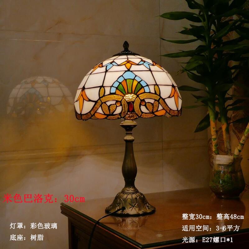 欧式客厅吧台床头台灯美式田园咖啡厅书房餐厅温馨浪漫婚庆台灯具
