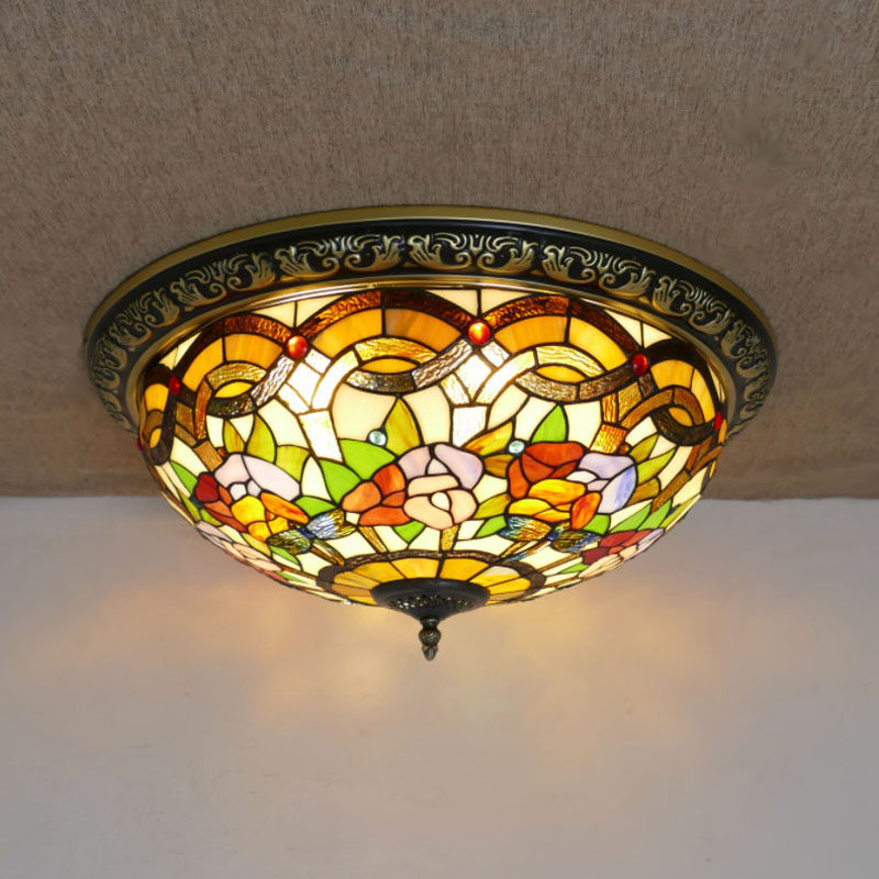 美式复古吸顶灯卧室书房田园玄关过道走廊门厅阳台灯