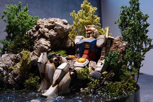 镜花水月万代mg元祖自由场景鱼缸