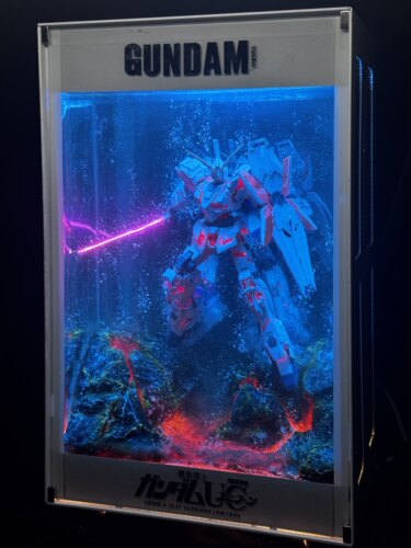 镜花水月深海RG独角兽匠牛水核高达加灯场景元祖mg巴巴托斯自由MB