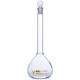 天玻正品 容量瓶A级可过检 玻璃棕色容量瓶 定量瓶 细颈梨形瓶2 5 10 20 25 50 100 200 250 500 1000 2000ml