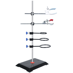 实验室铁架台 滴定管蝴蝶夹 固定夹 烧瓶夹 十字夹 冷凝夹 铁三环 万用夹子配件支架 铝质塑料蝴蝶夹实验器材