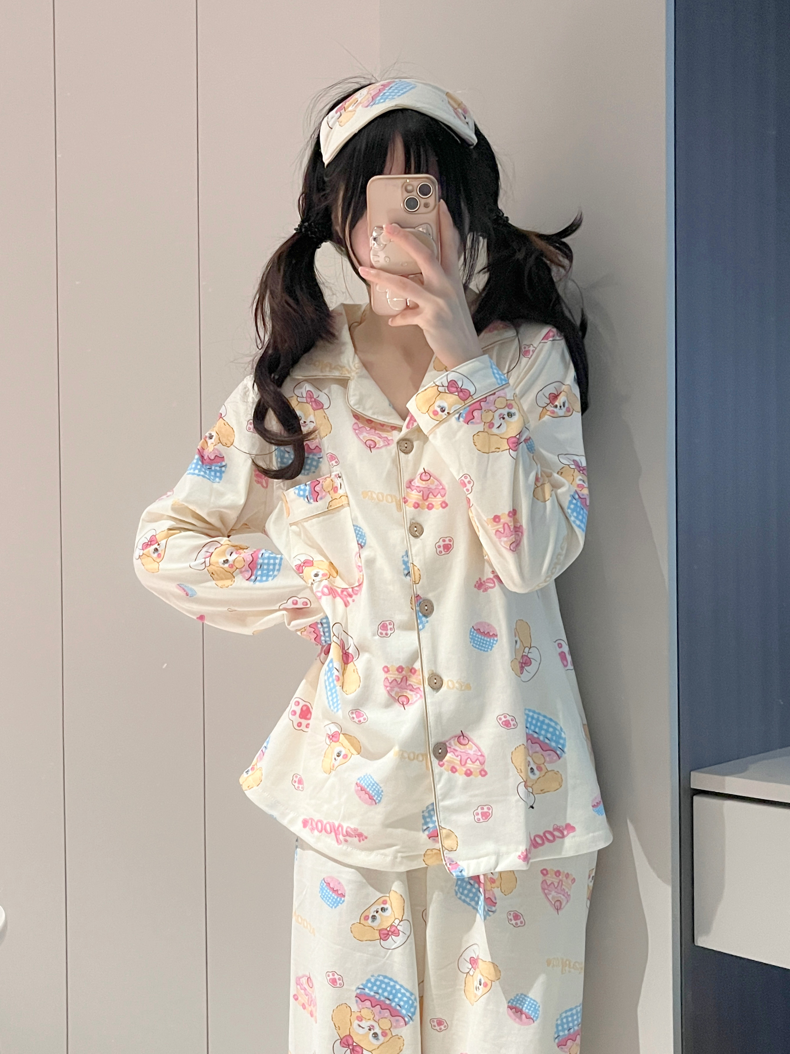 厨师饼饼棉睡衣家居服女