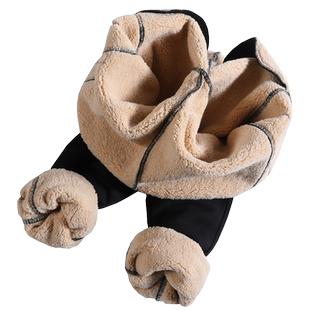 冬季女士羊羔绒运动裤子170加长版高个子超长加厚加绒保暖180卫裤