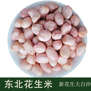 新花生米500g 大白沙花生米 白皮花生非红皮花生米不带壳花生仁