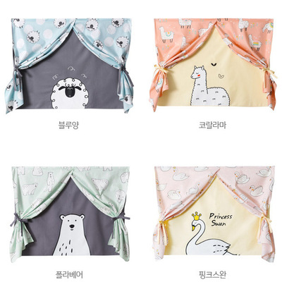 双层窗帘防晒儿童房家居装饰