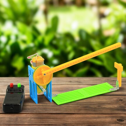 学生科技制作小发明创意科学实验玩具儿童diy手工遥控道闸门材料