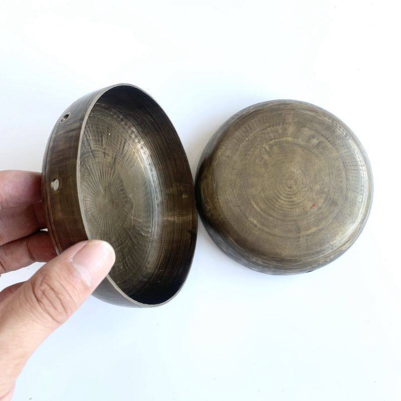 8 10 11.5 18公分马锣铛铛锣青铜锣小油锣手锣月锣铛锣响铜锣小锣