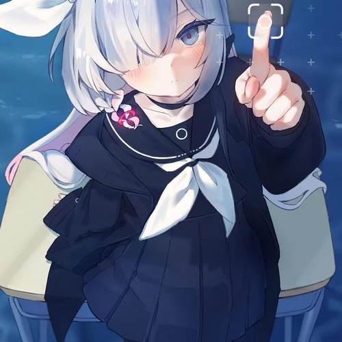 蔚蓝档案cos空之境碧蓝档案手办