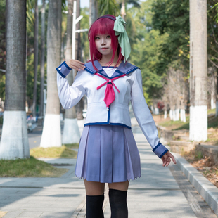 空之境 Angel Beats!天使的心跳cos服 芳冈由依 Cosplay 仲村由理