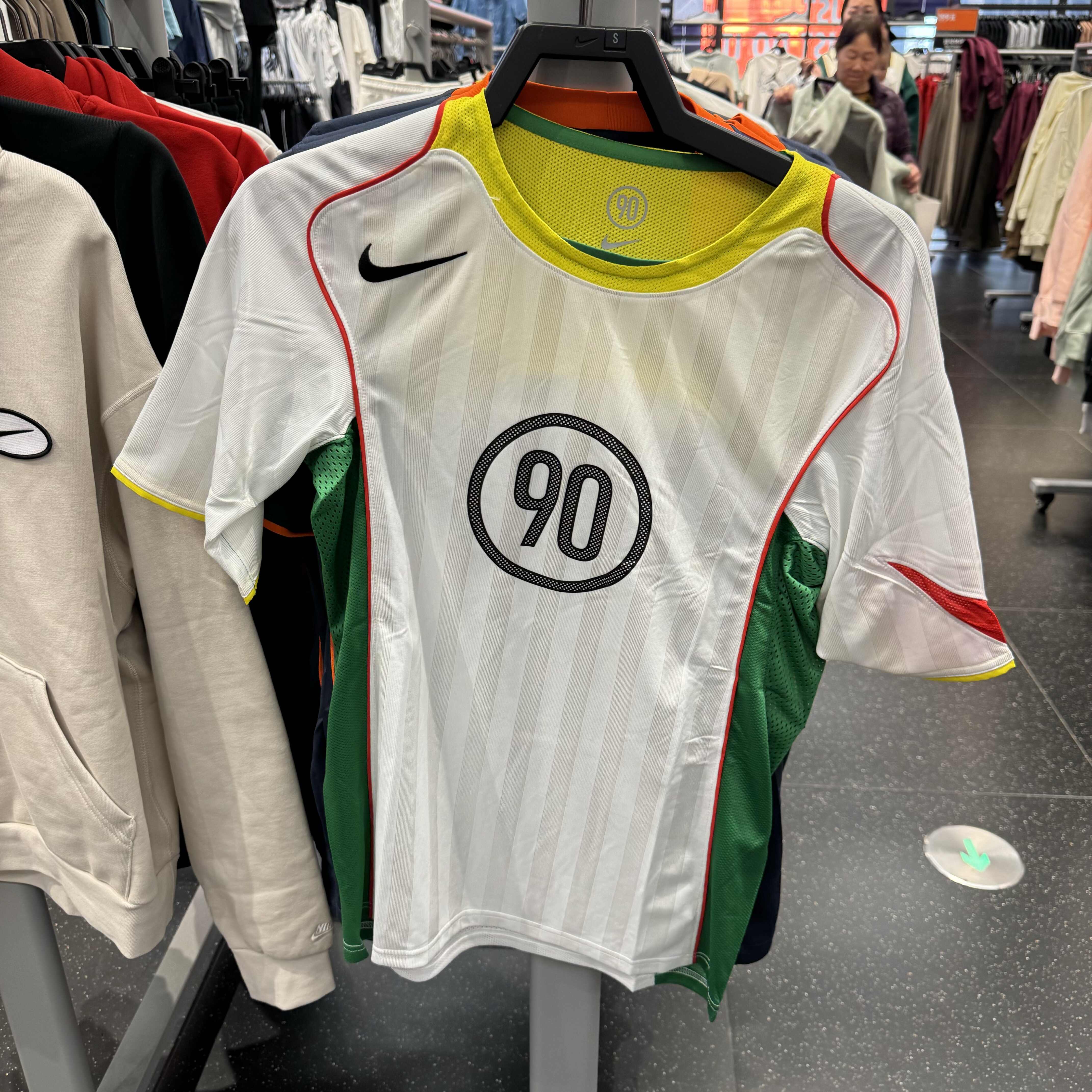 犇犇运动Nike/Total 90速干短袖透气足球服球衣男IB4219-100