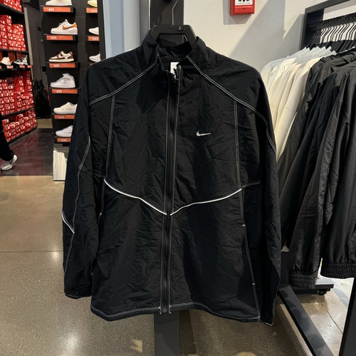 犇犇运动Nike/ 男子春秋训练跑步运动拼接宽松立领夹克IF2029-010